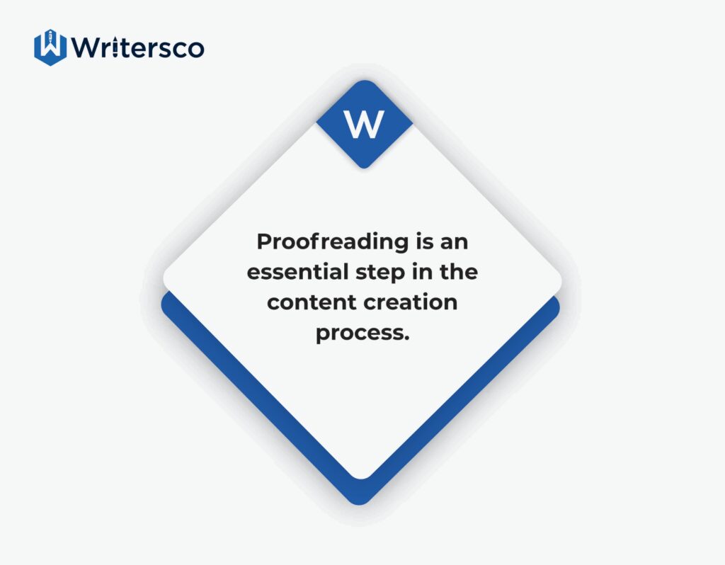 Proofreading is an essential step in the content creation process - hiring a website content proofreading service