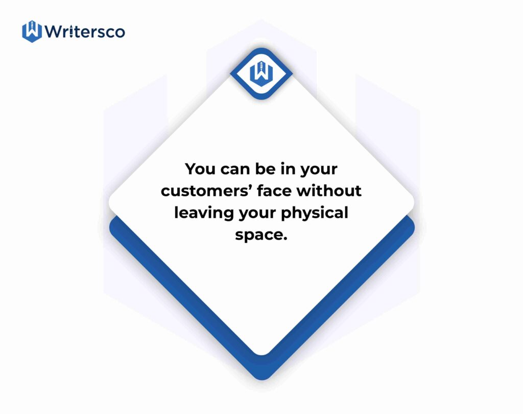 You can be in your customers’ faces without leaving your physical space. Website content marketing can help you achieve this.