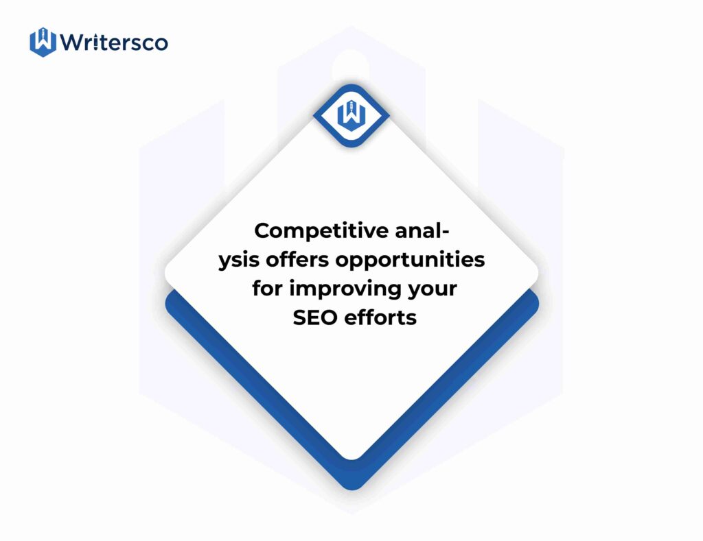 Competitive analysis offers opportunities for improving your SEO efforts